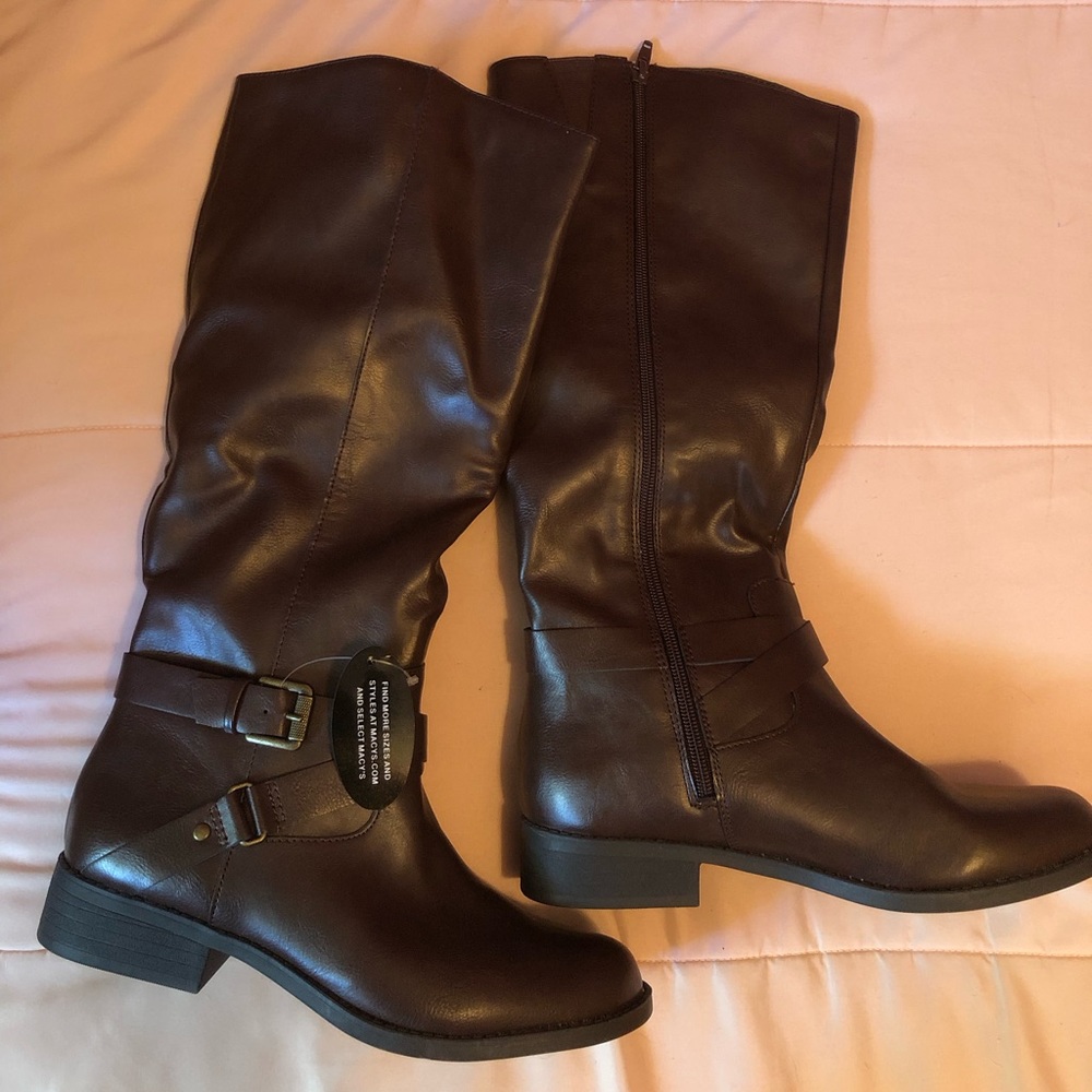 Faux Leather Boots